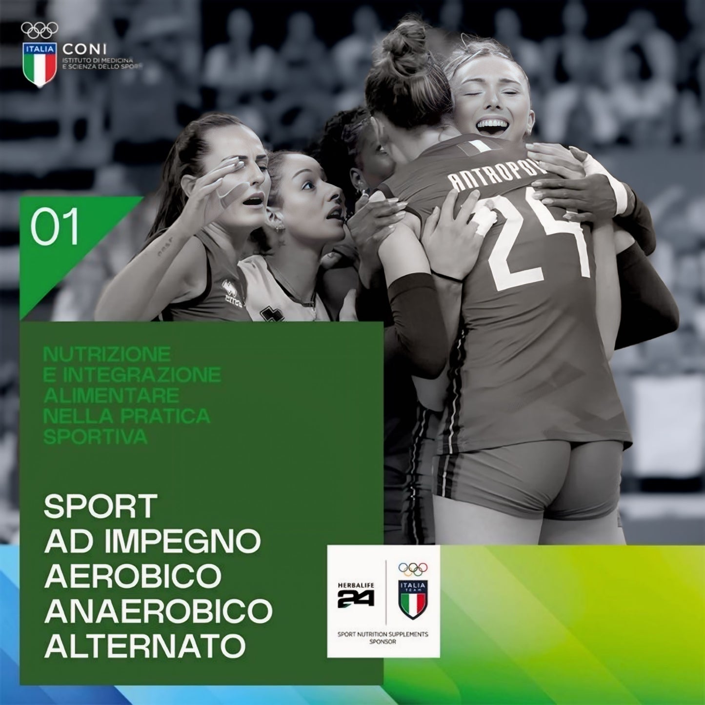 Protocollo Alimentare CONI sport ed impegno aerobico anaerobico alternato vol-1 - Herbalife