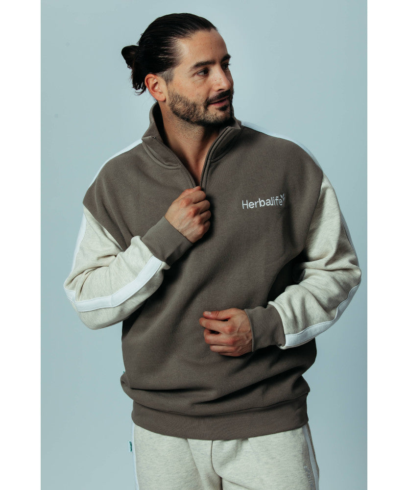 FELPA CON ZIP TOMMASO - Herbalife 