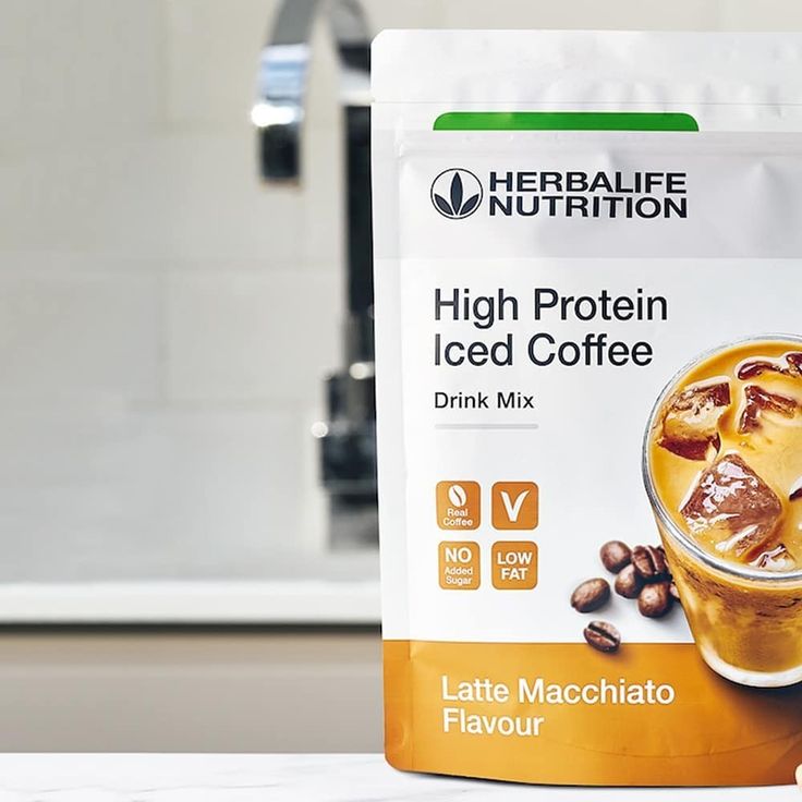 High protein iced coffee - Herbalife 