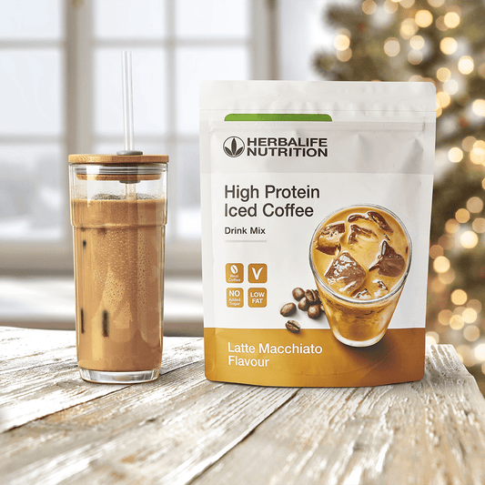 High protein iced coffee - Herbalife 
